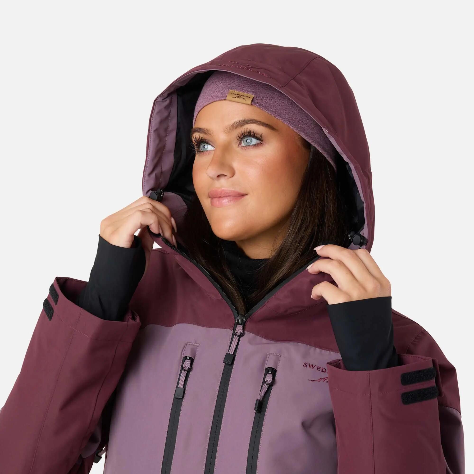 Veste de ski femme imperméable coupe-vent respirante Freeride 12/13