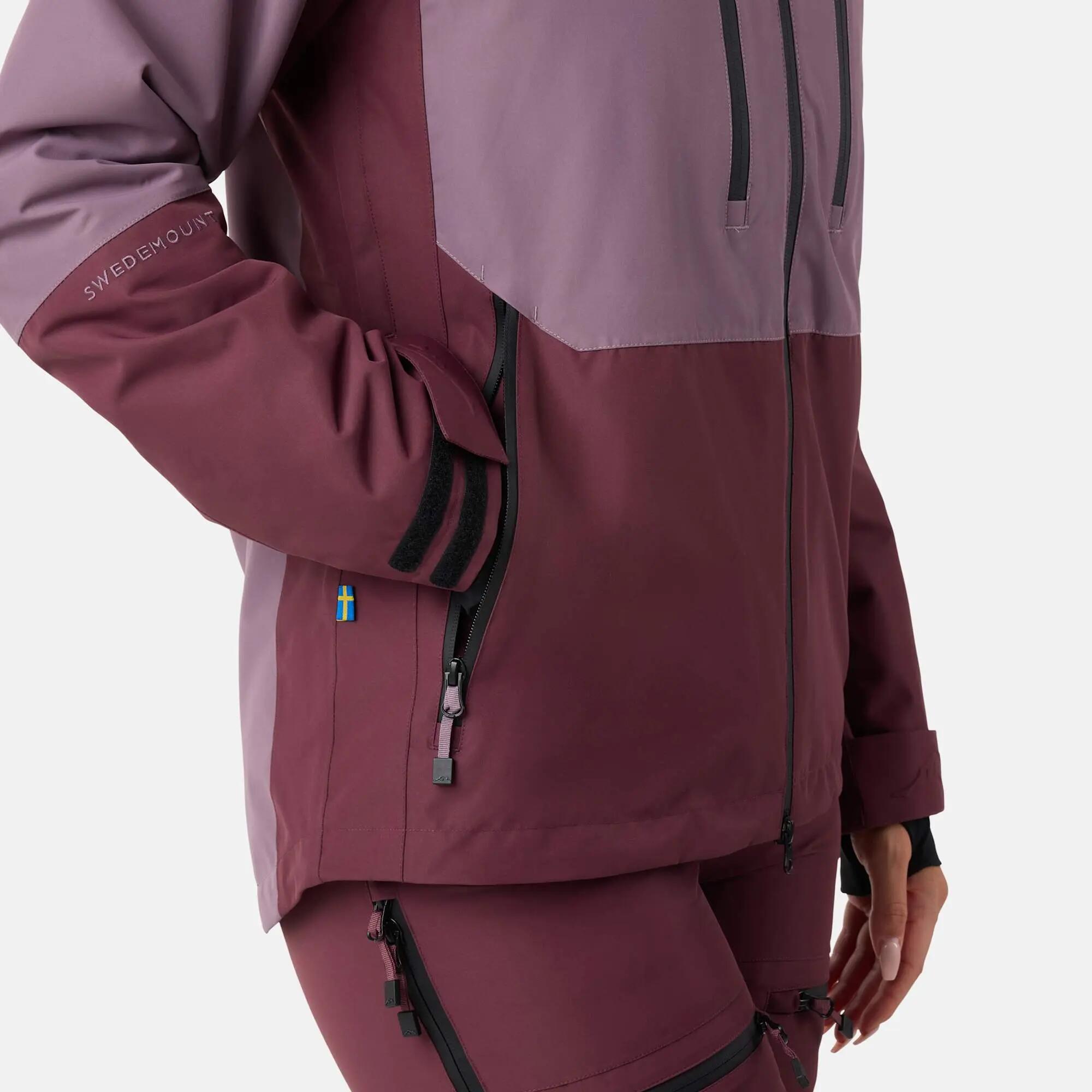 Veste de ski femme imperméable coupe-vent respirante Freeride 10/13