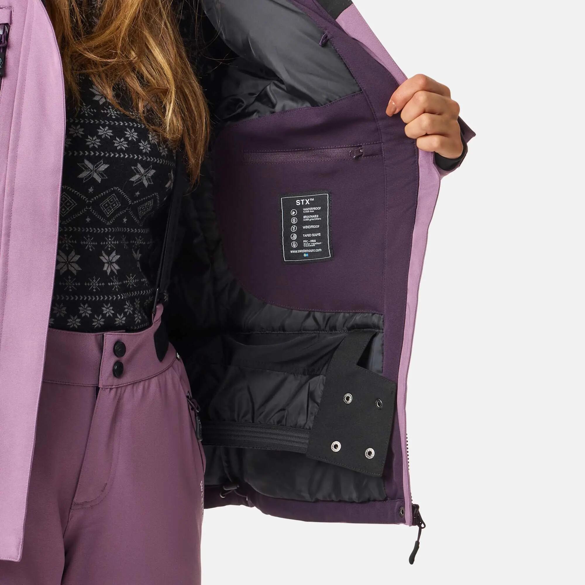 Veste de ski femme imperméable coupe-vent respirante Cervinia 9/12