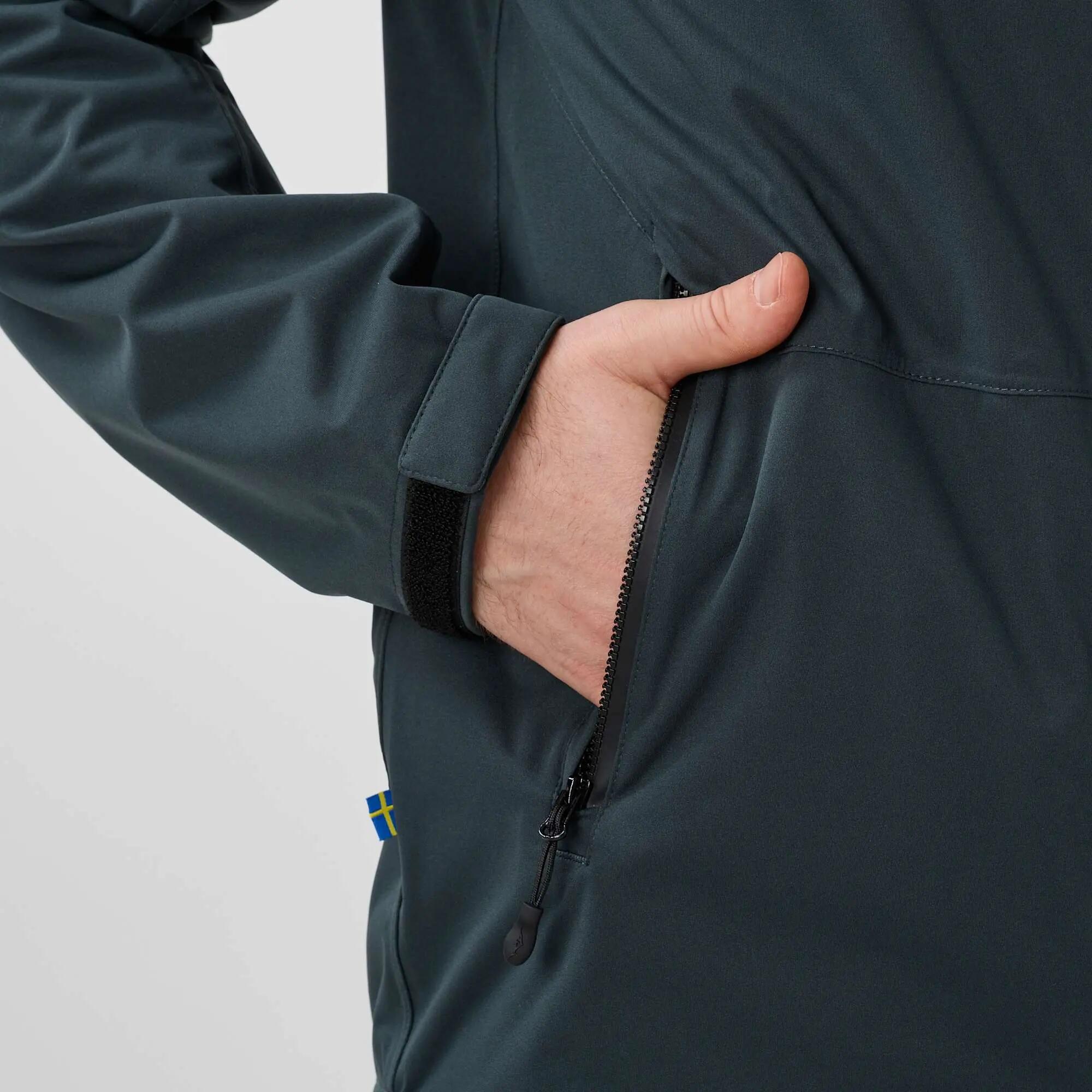 Veste de randonnée homme coupe-vent déperlante On Course II 8/12
