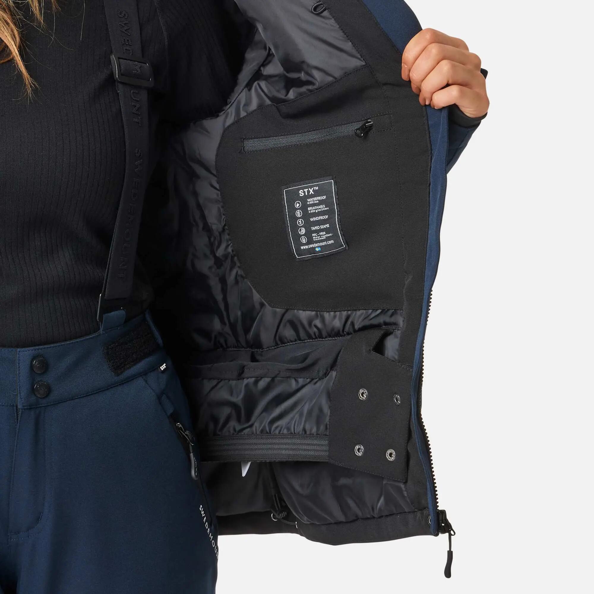Veste de ski femme imperméable coupe-vent respirante Cervinia 12/14