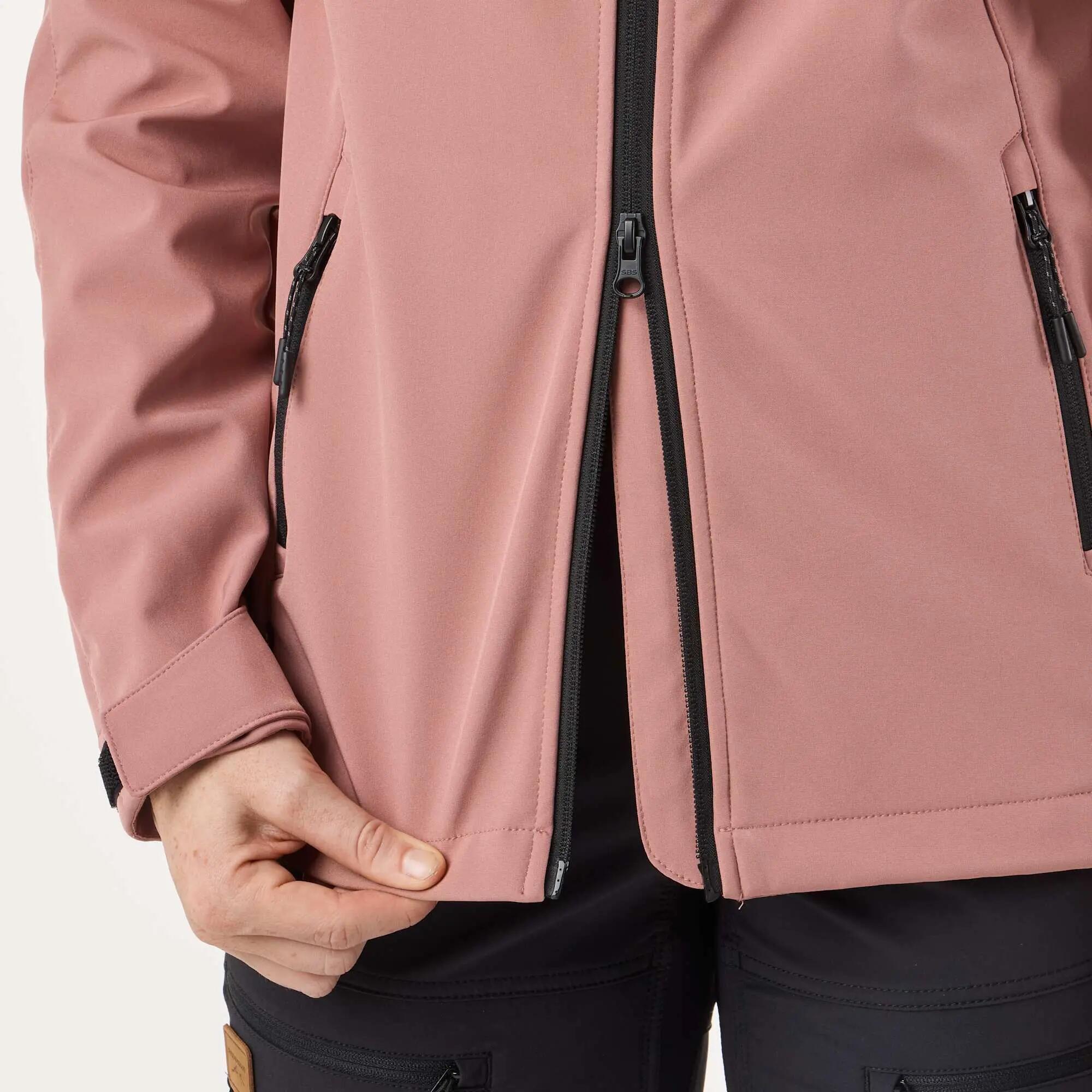 Chaqueta Softshell Senderismo Mujer Impermeable Stryn 10/12