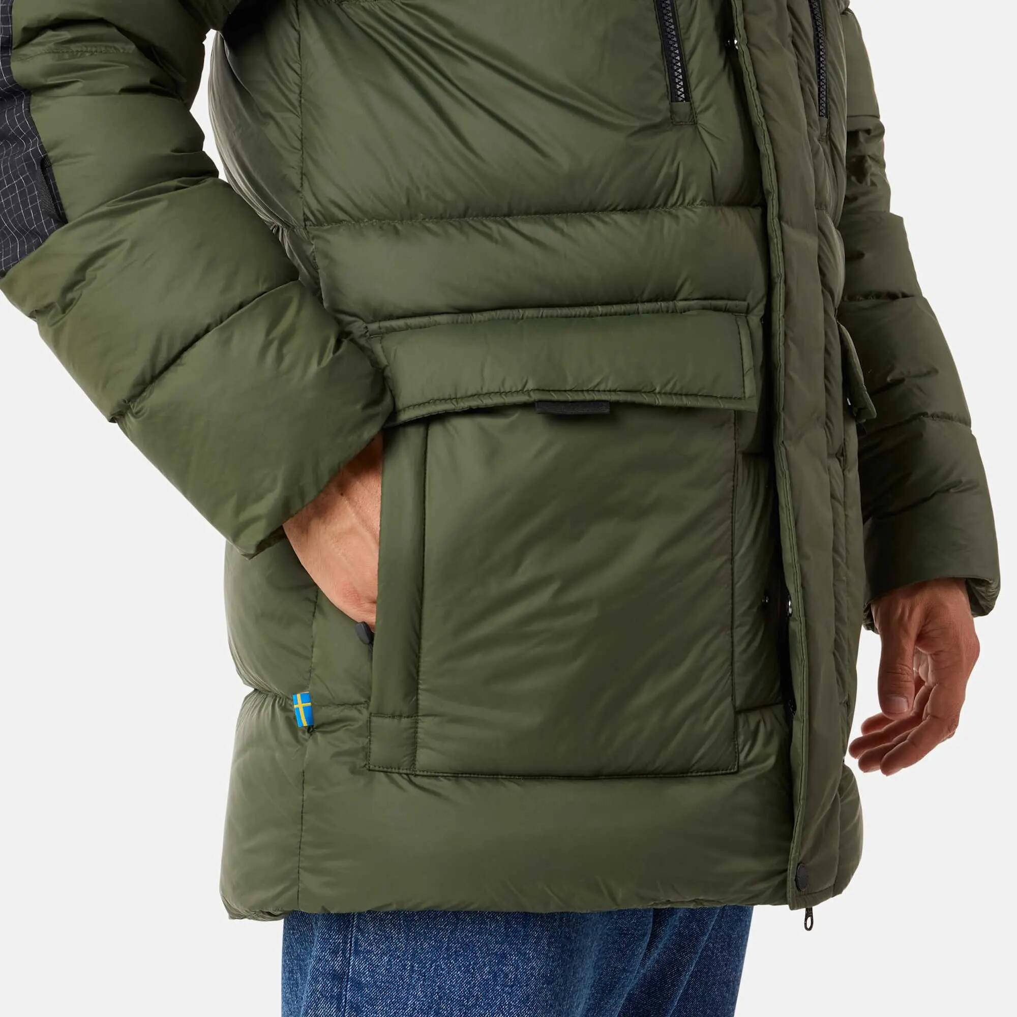 Parka de randonnée homme hiver coupe-vent respirante Östersund Expedition Down 8/9