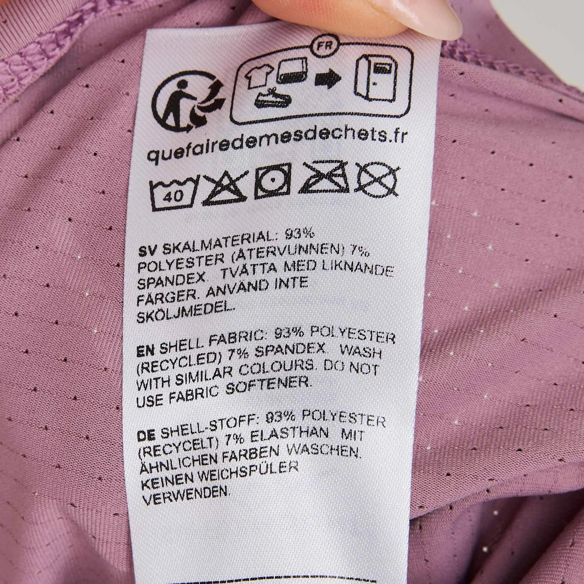 T-Shirt Synthétique Entraînement Femme Séchage rapide Core 9/10