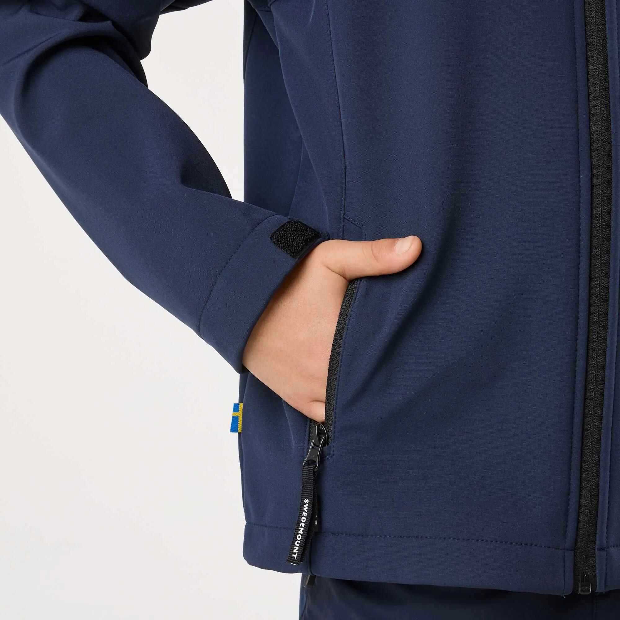 Veste softshell randonnée junior imperméable coupe-vent Tromsö 8/11
