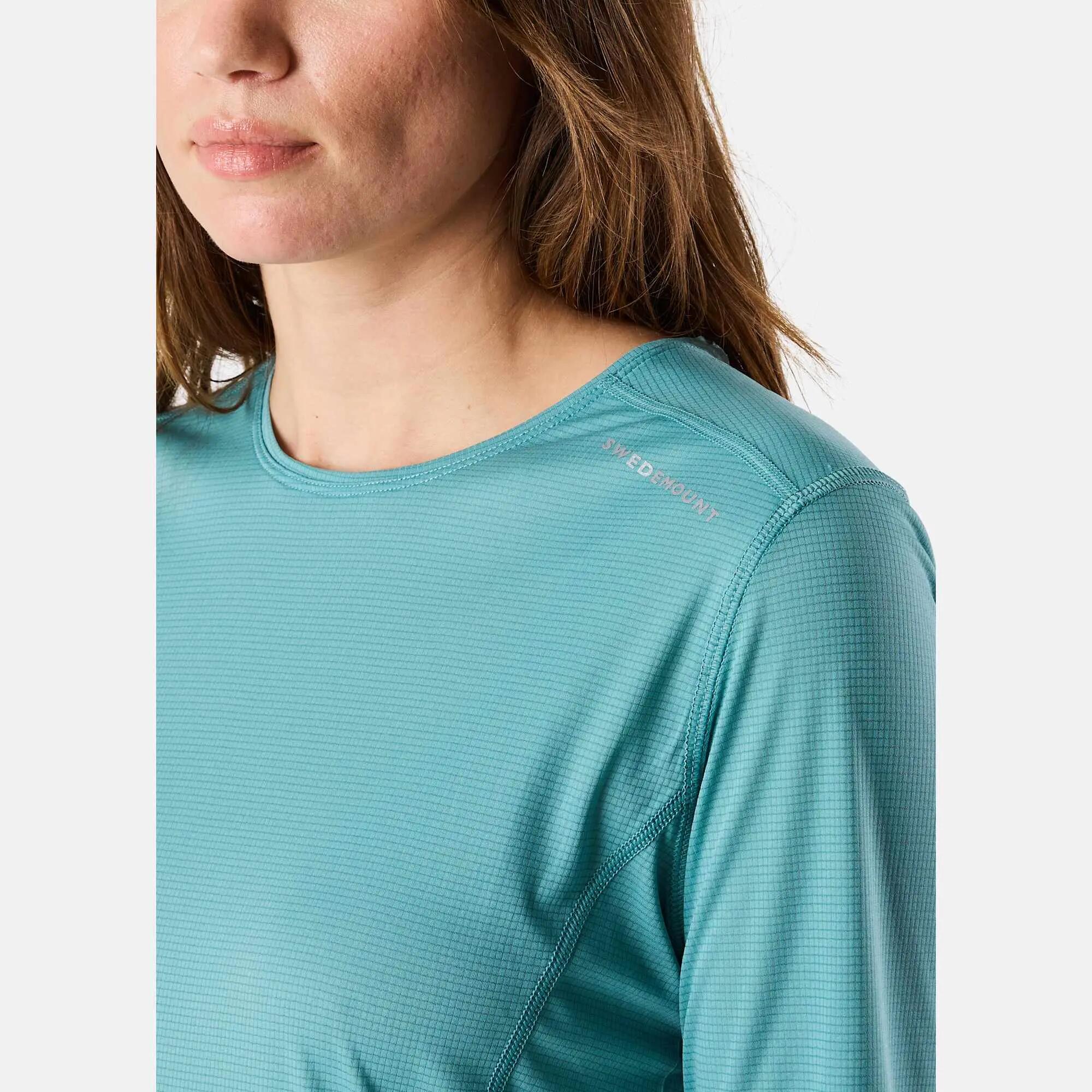 T-Shirt Sintetica Manica Lunga Allenamento Donna Asciugatura Rapida Ultra Light 8/9