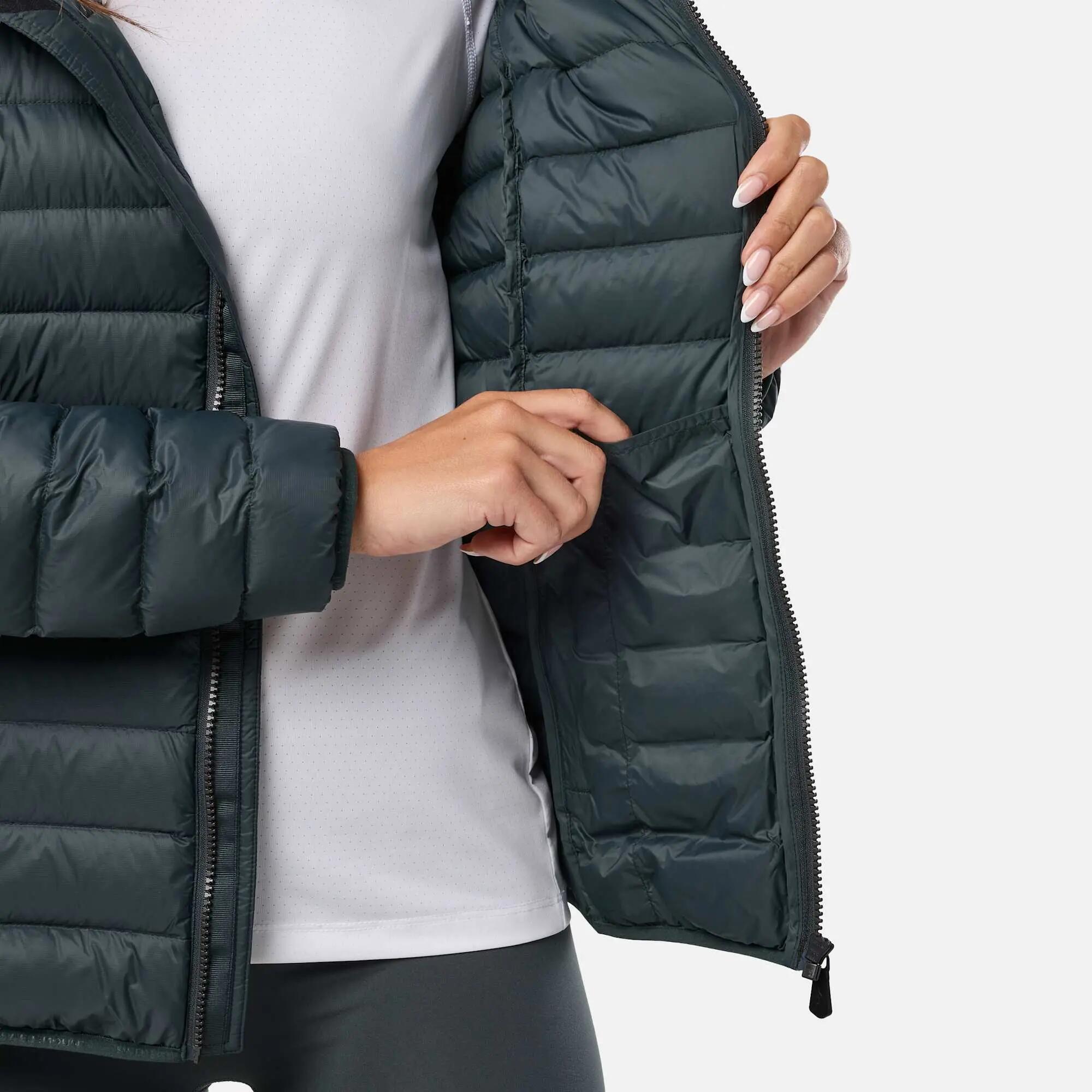 Doudoune de randonnée femme coupe-vent respirante Himalaya Hood 9/10