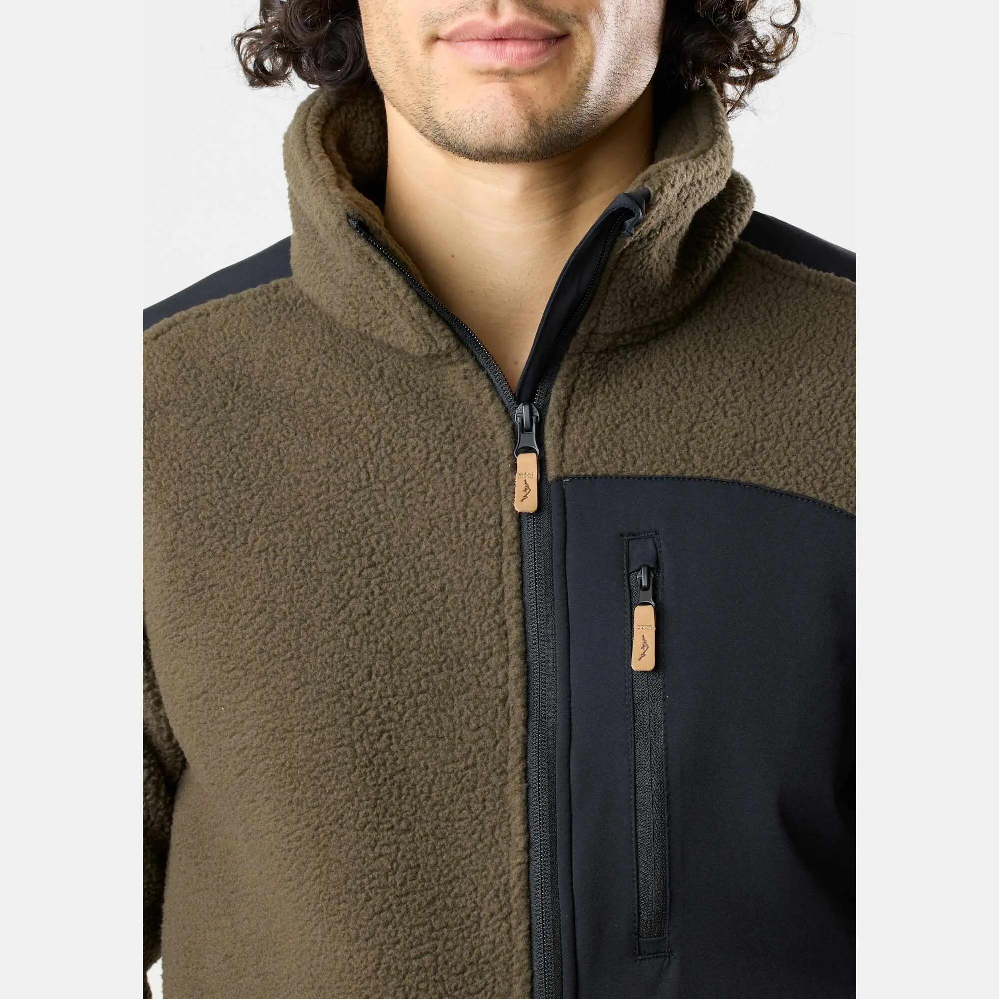 Herren Wandern Fleece Langarm Vollreißverschluss Nordkap Pile Jacket 8/8