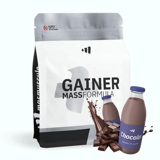 Gainer mass formula - 3 kg Chocolate de MASmusculo