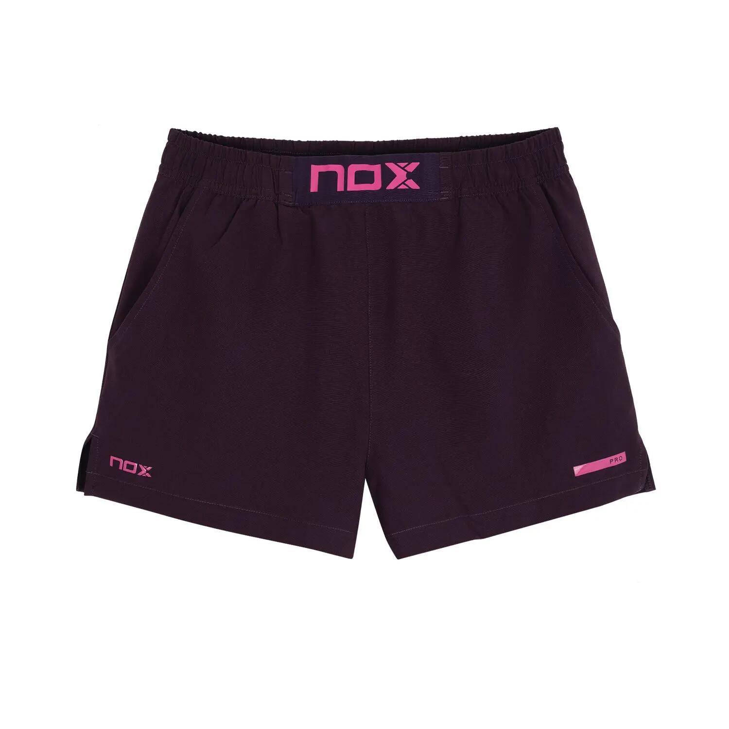 PANTALON CORTO NOX PRO DEEP PURPLE T25FWMSHDP MUJER XS 1/5