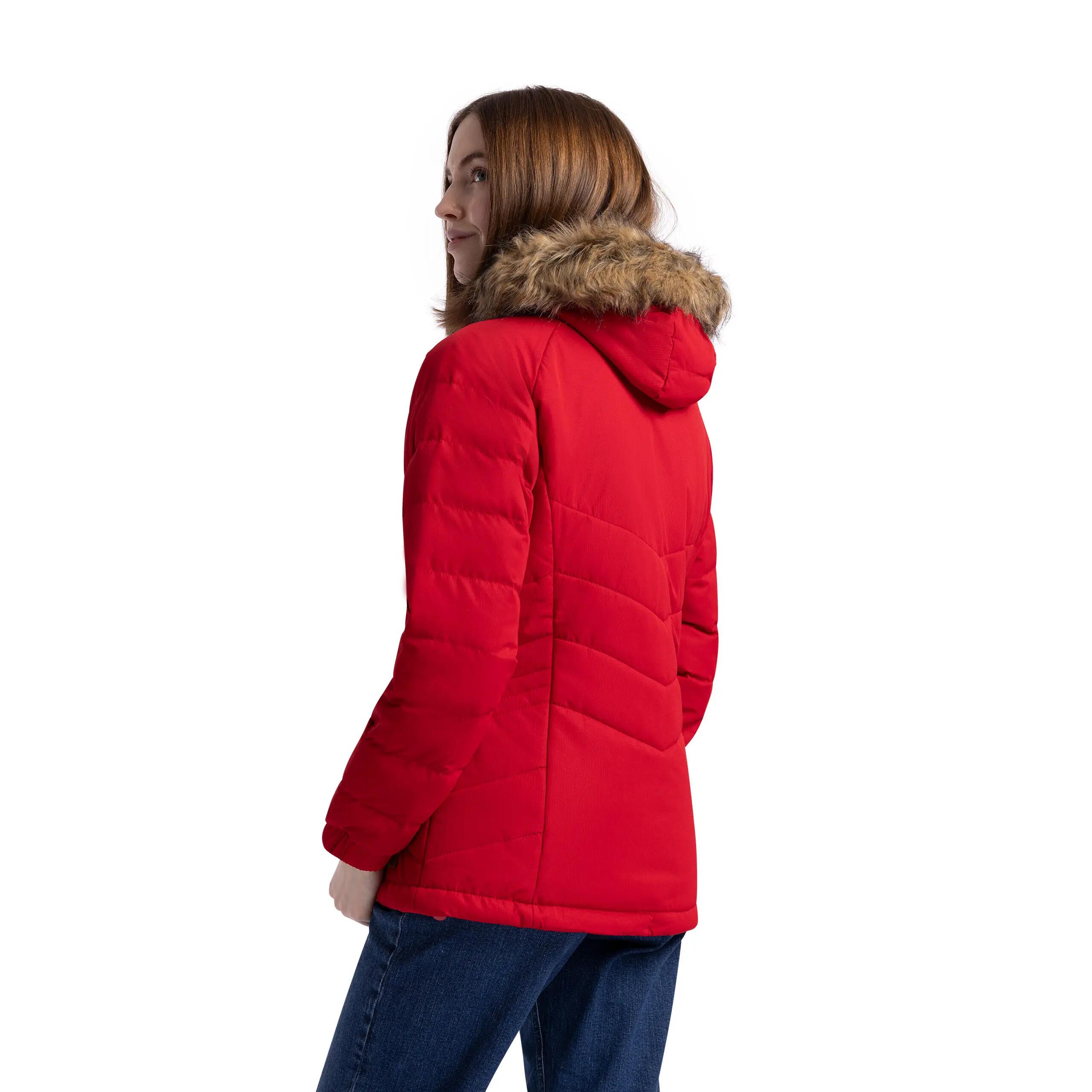 Trespass Nadina - Jkt acolchado femenino rojo 5/5