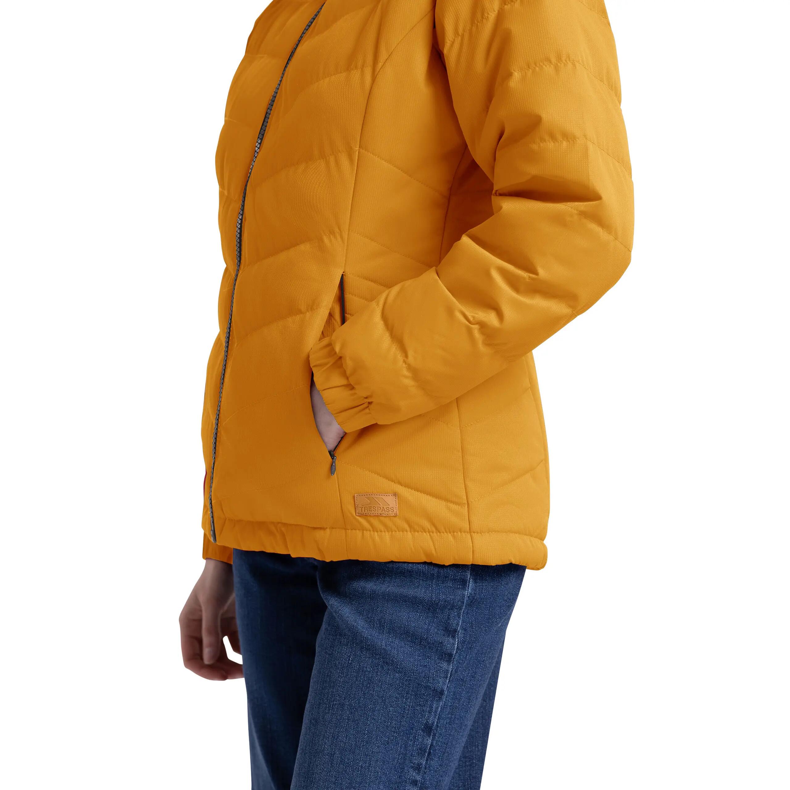 Trespass Nadina - Veste Rembourrée Femme Doré Marron 5/5