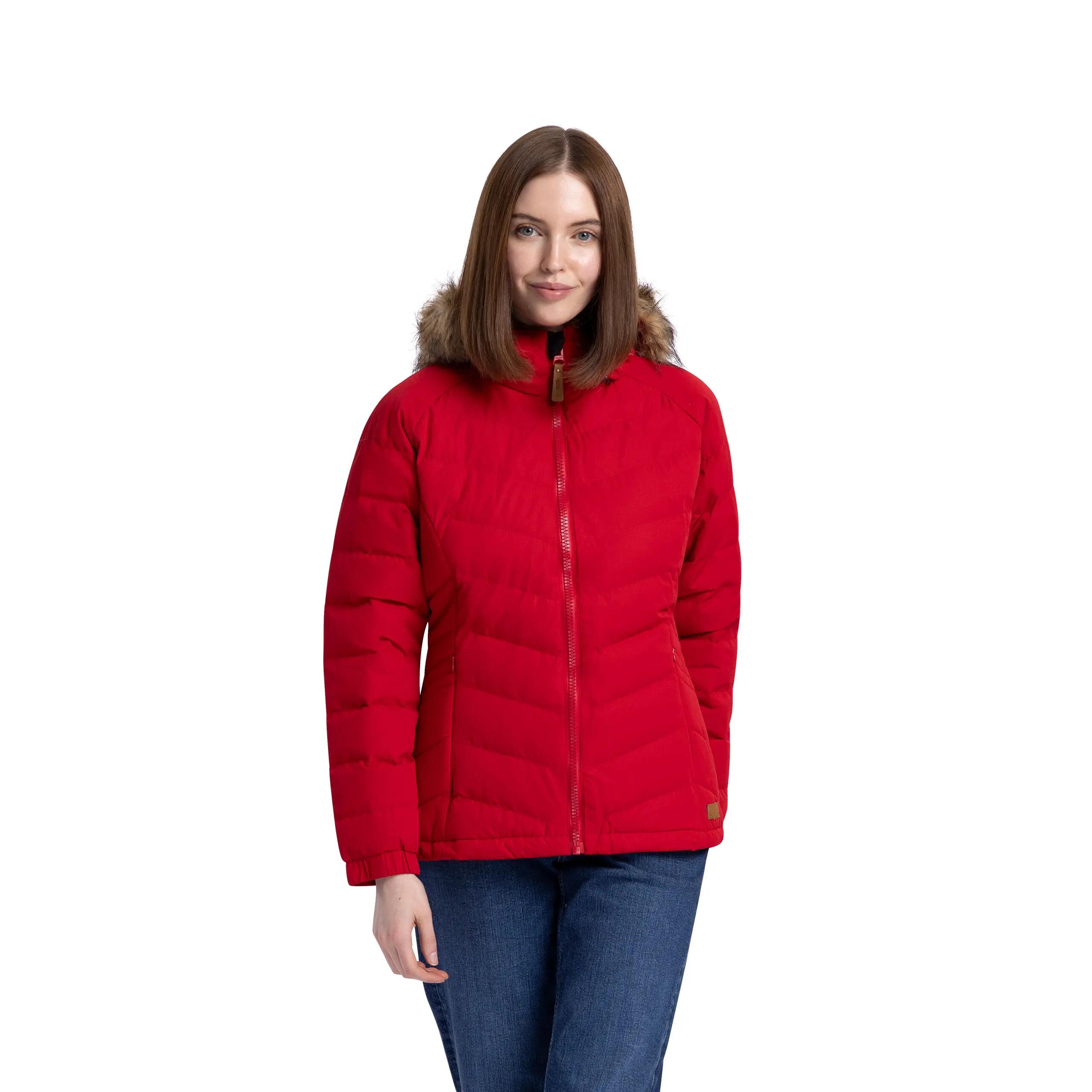 Trespass Nadina - Jkt acolchado femenino rojo 4/5