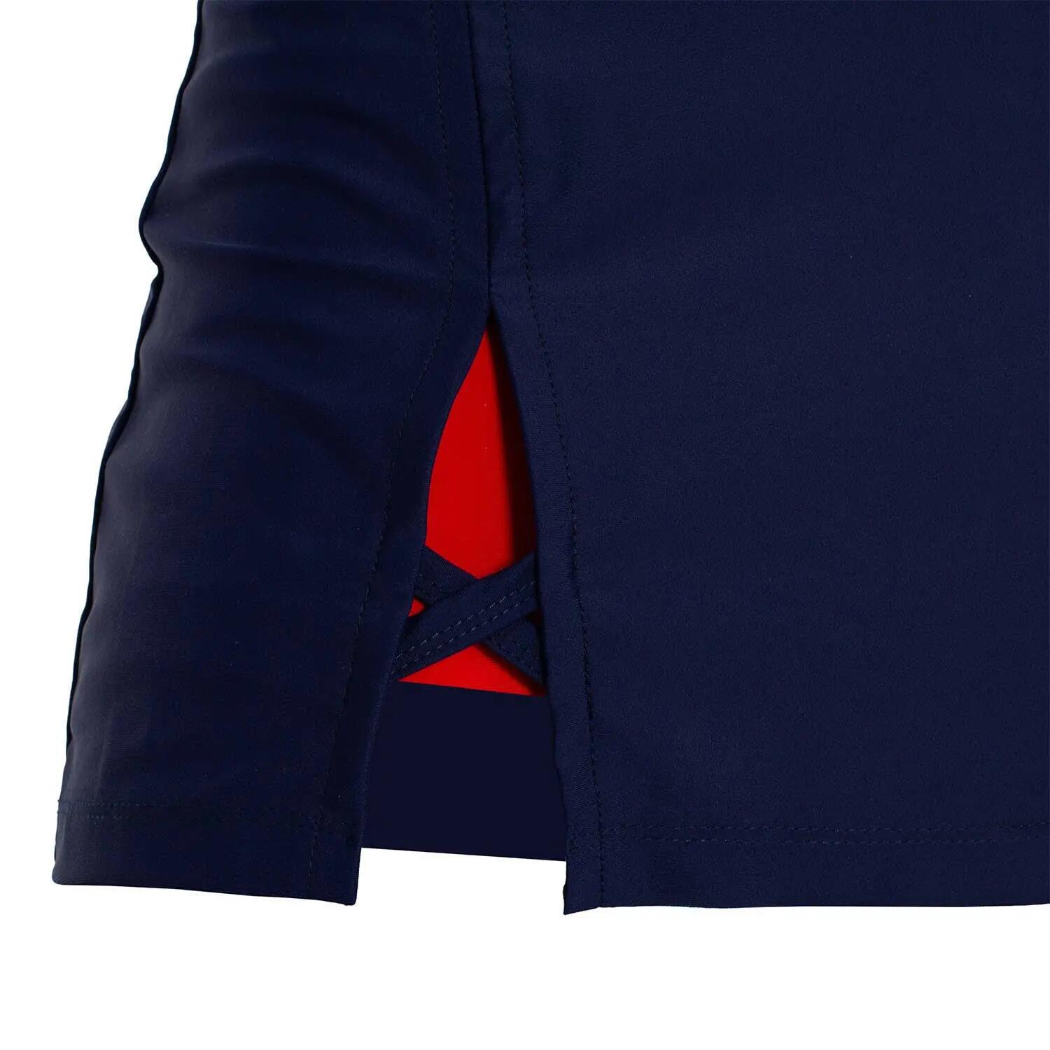 Black Crown Colima Azul/Vermelho | Saia paddle feminina leve e respirável 4/5