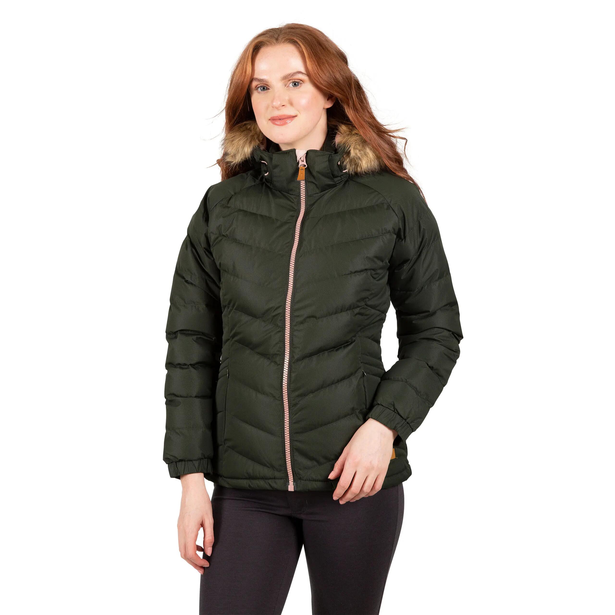Trespass Nadina - Mujer Acolchada Jkt Oliva 3/5