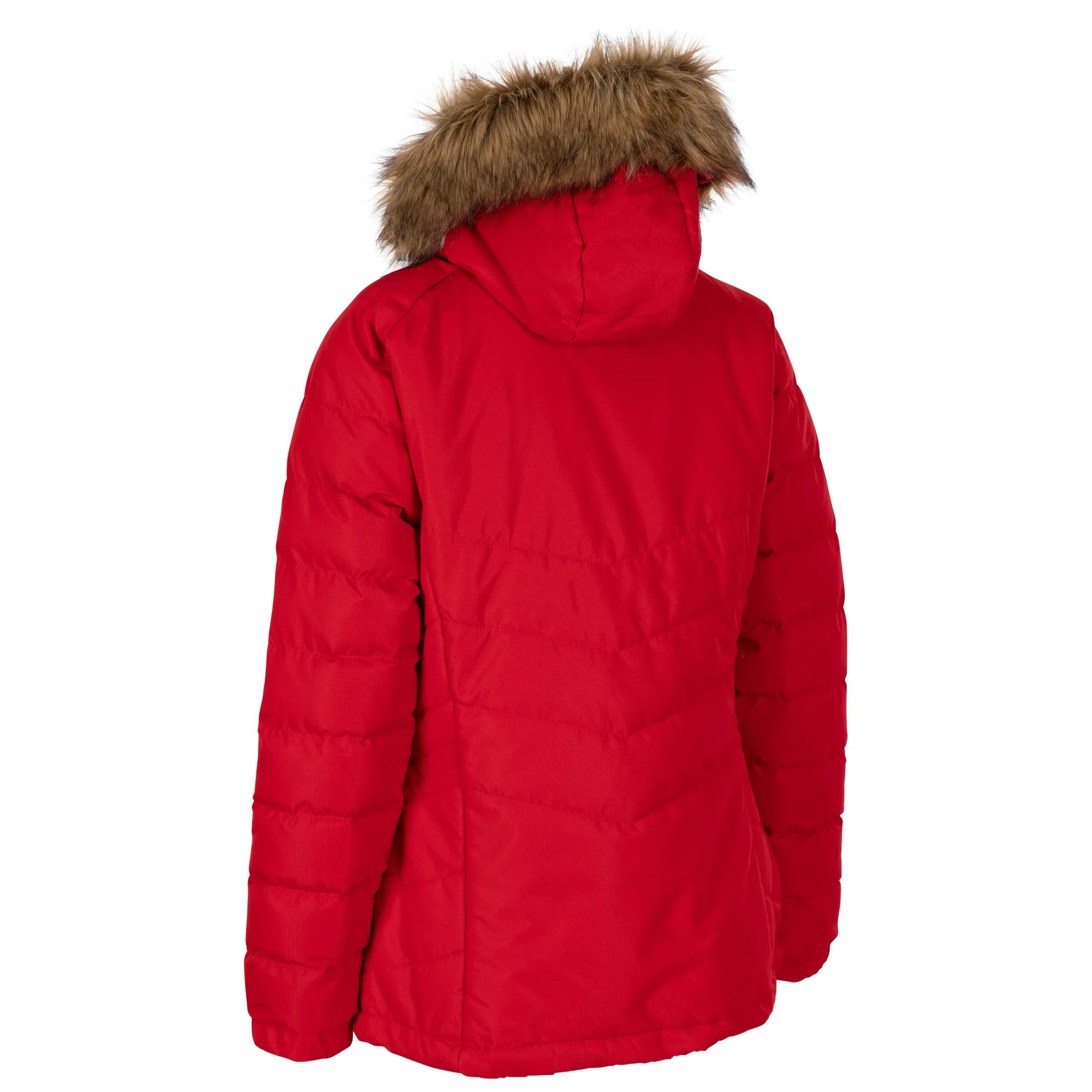 Trespass Nadina - Jkt acolchado femenino rojo 2/5