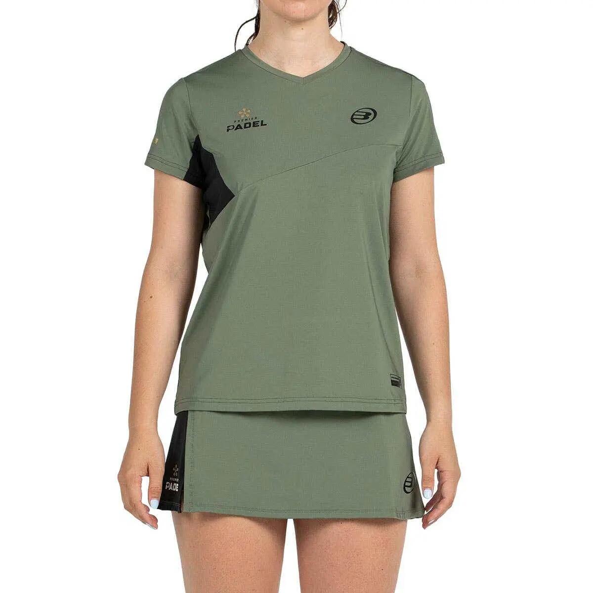 CAMISETA BULLPADEL PAMPAN 015 KAKI MUJER XS 4/7