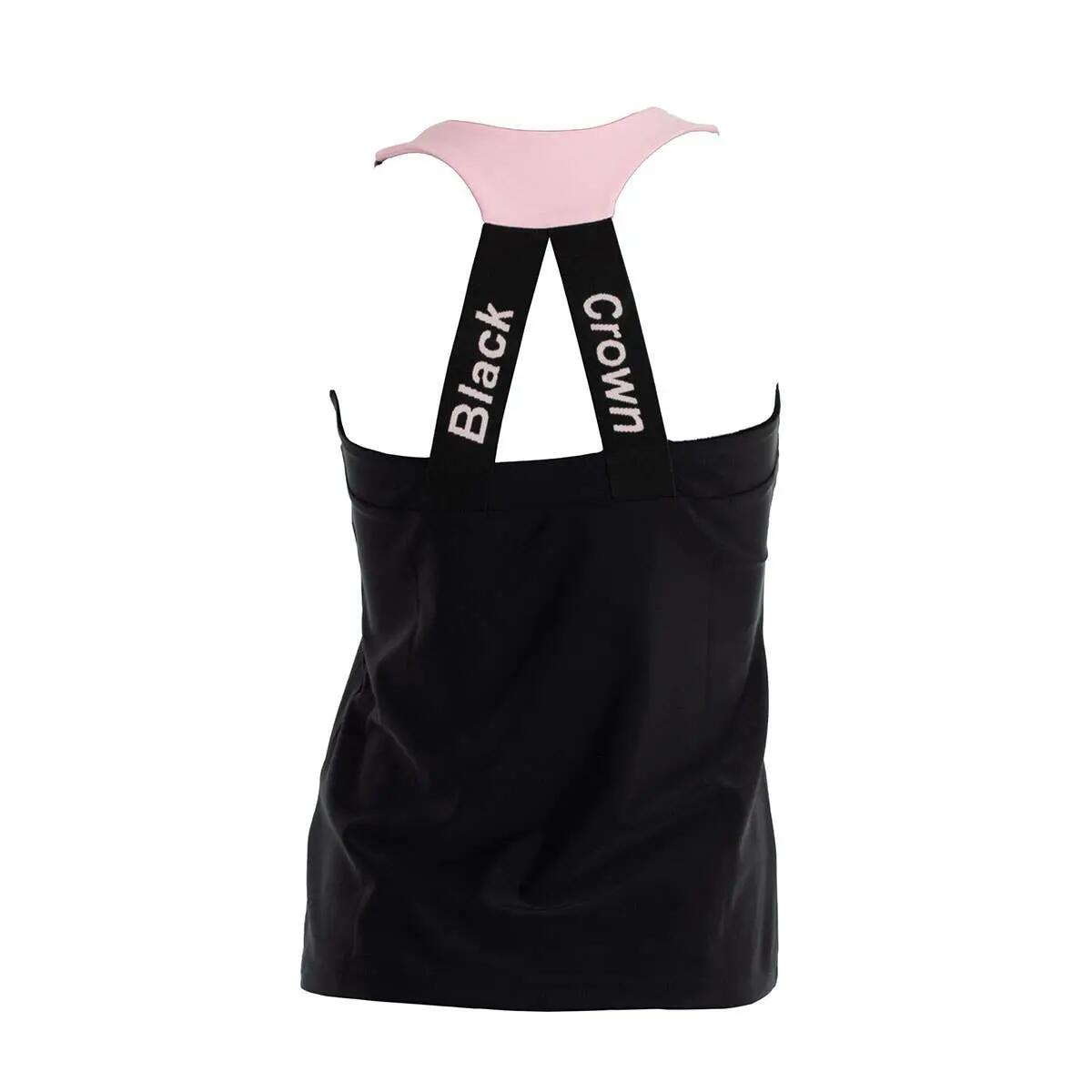 Black Crown Juarez Noir/Rose | T-shirt léger de padel femme 3/4