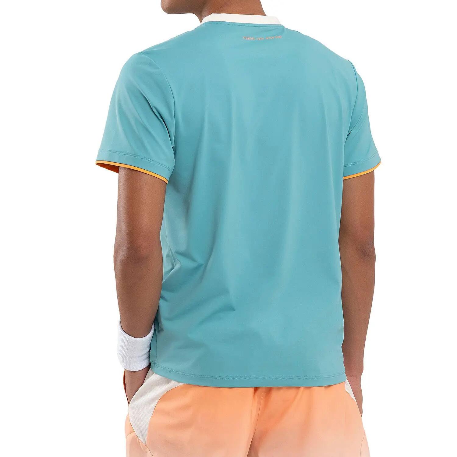 POLO UOMO PRO DUSTY TURQUOISE 2/5