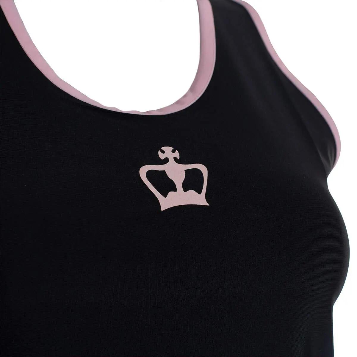 Black Crown Juarez Noir/Rose | T-shirt léger de padel femme 2/4