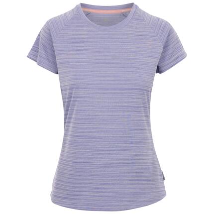 T-shirt Trespass Vickland femme 100% polyester manches courtes bleu