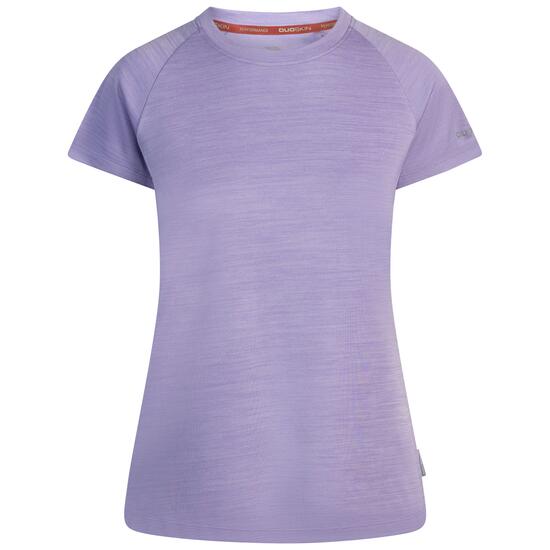 T-shirt Trespass VICKLAND femme 100% polyester violet manches courtes