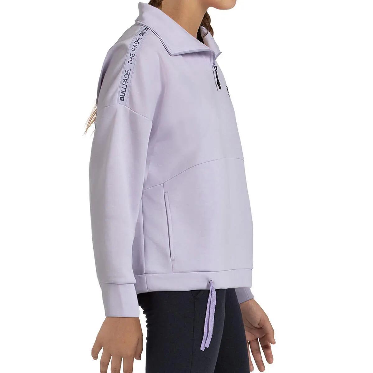 SUDADERA BULLPADEL ALASIA 027 LILA PASTEL JUNIOR 12 3/5