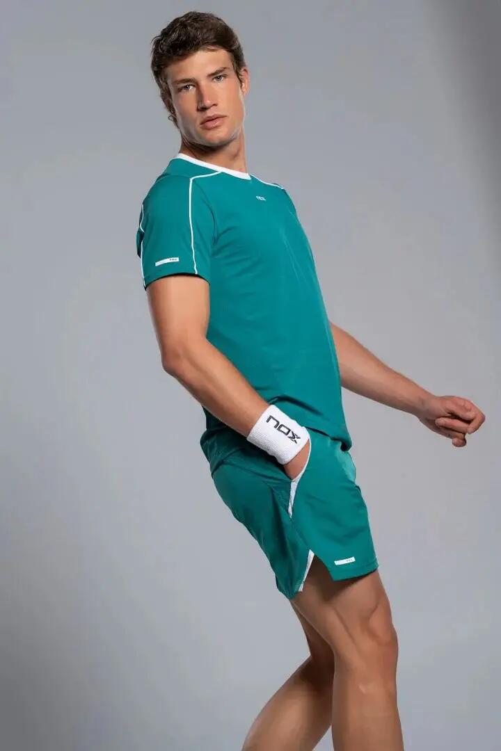 NOX Uomo PRO Verde scuro Short da padel 7/9