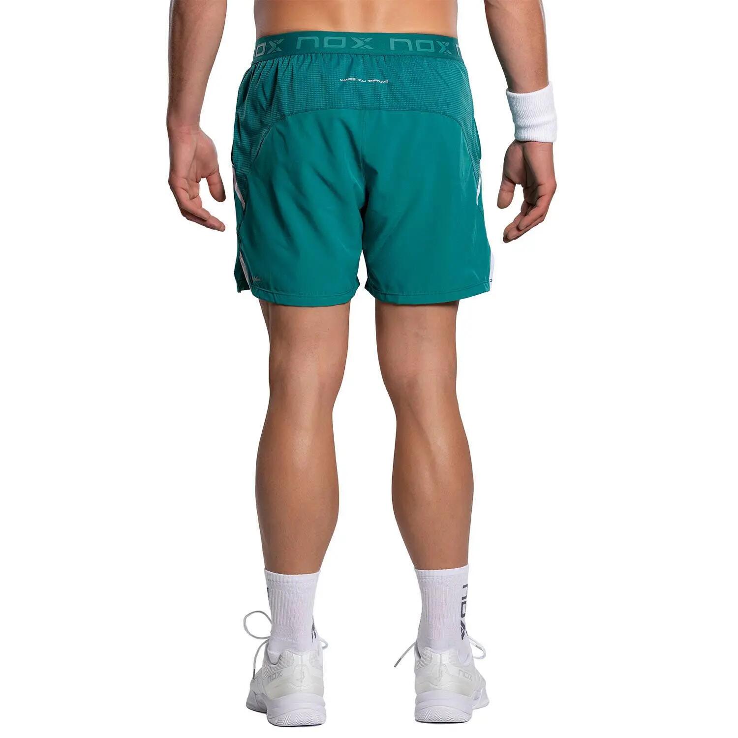NOX Uomo PRO Verde scuro Short da padel 4/9