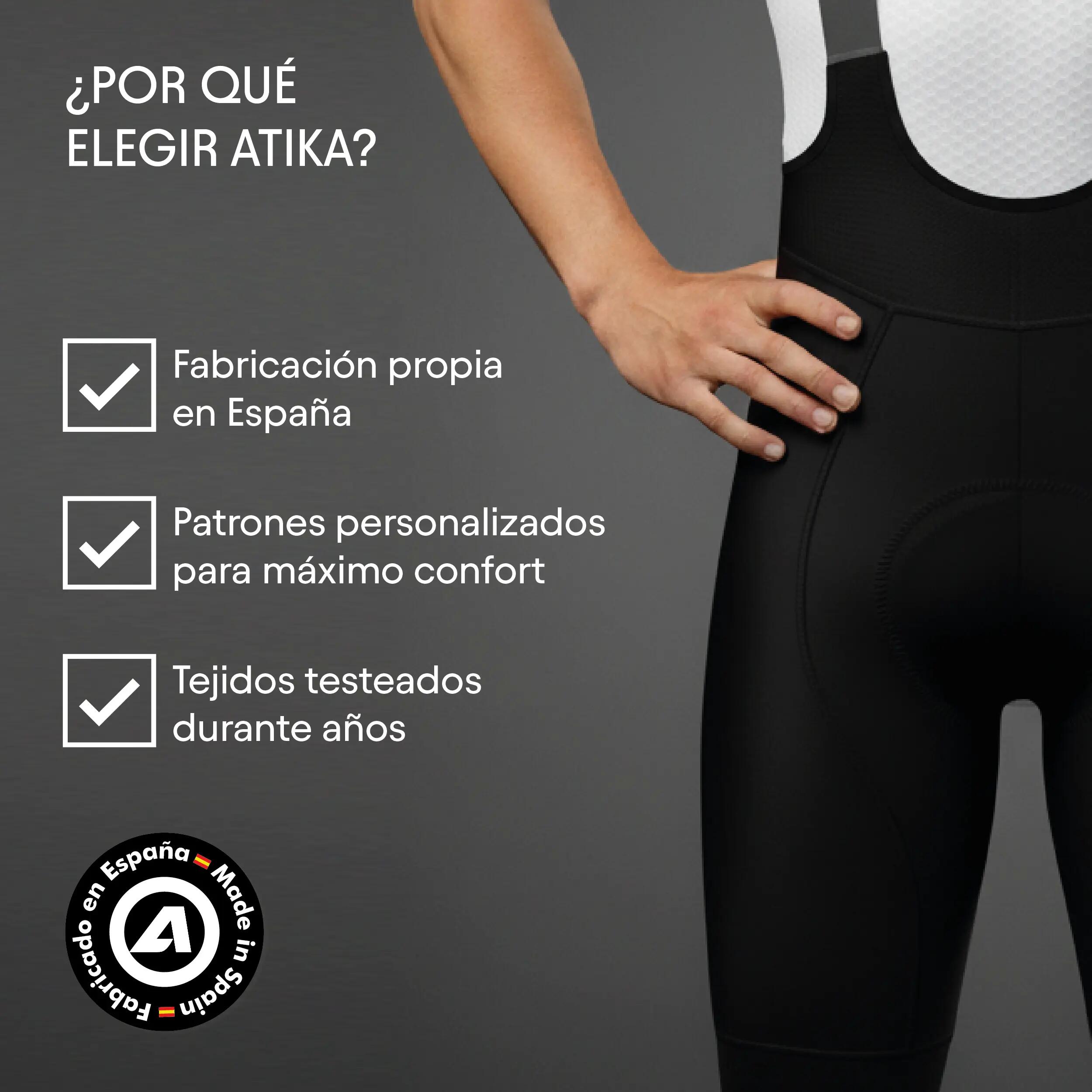 Atika Culotte Ciclismo Corto Hombre Modelo Core Transpirable Secado Rápido 8/9
