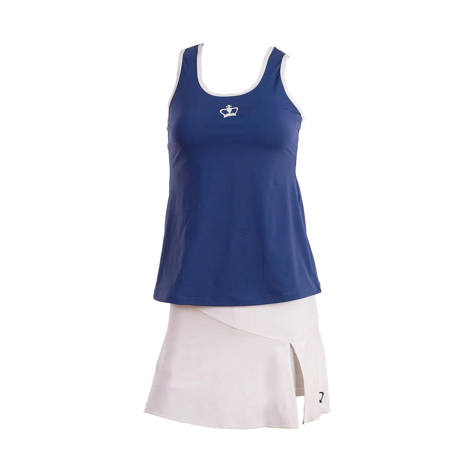 Dames Creta padel- en tennisshirt, lichtgewicht en ademend 3/5