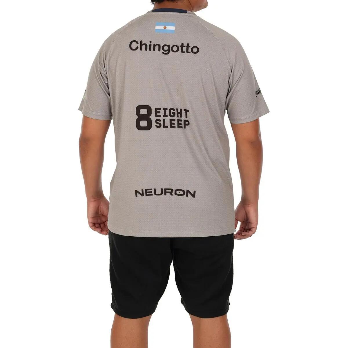 BULLPADEL MONTSE Beige SS26 FEDE CHINGOTTO (Camiseta Oficial) 3/7