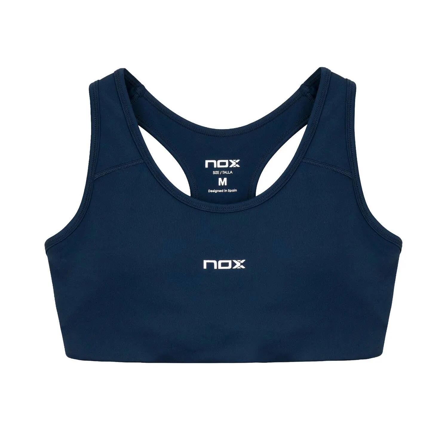 NOX TEAM Navyblau Damen Sport-BH 1/7