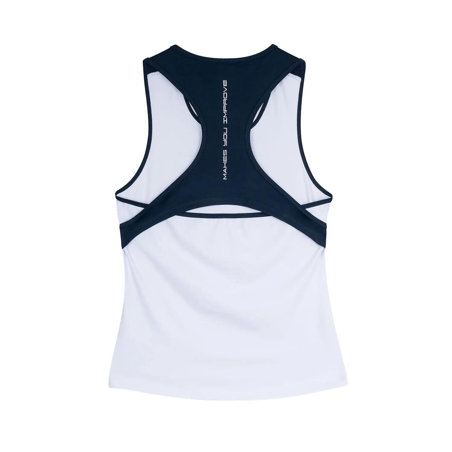 CAMISETA TIRANTES NOX TEAM WHITE/NAVY BLUE T25MCATITEWB MUJER XS 2/5