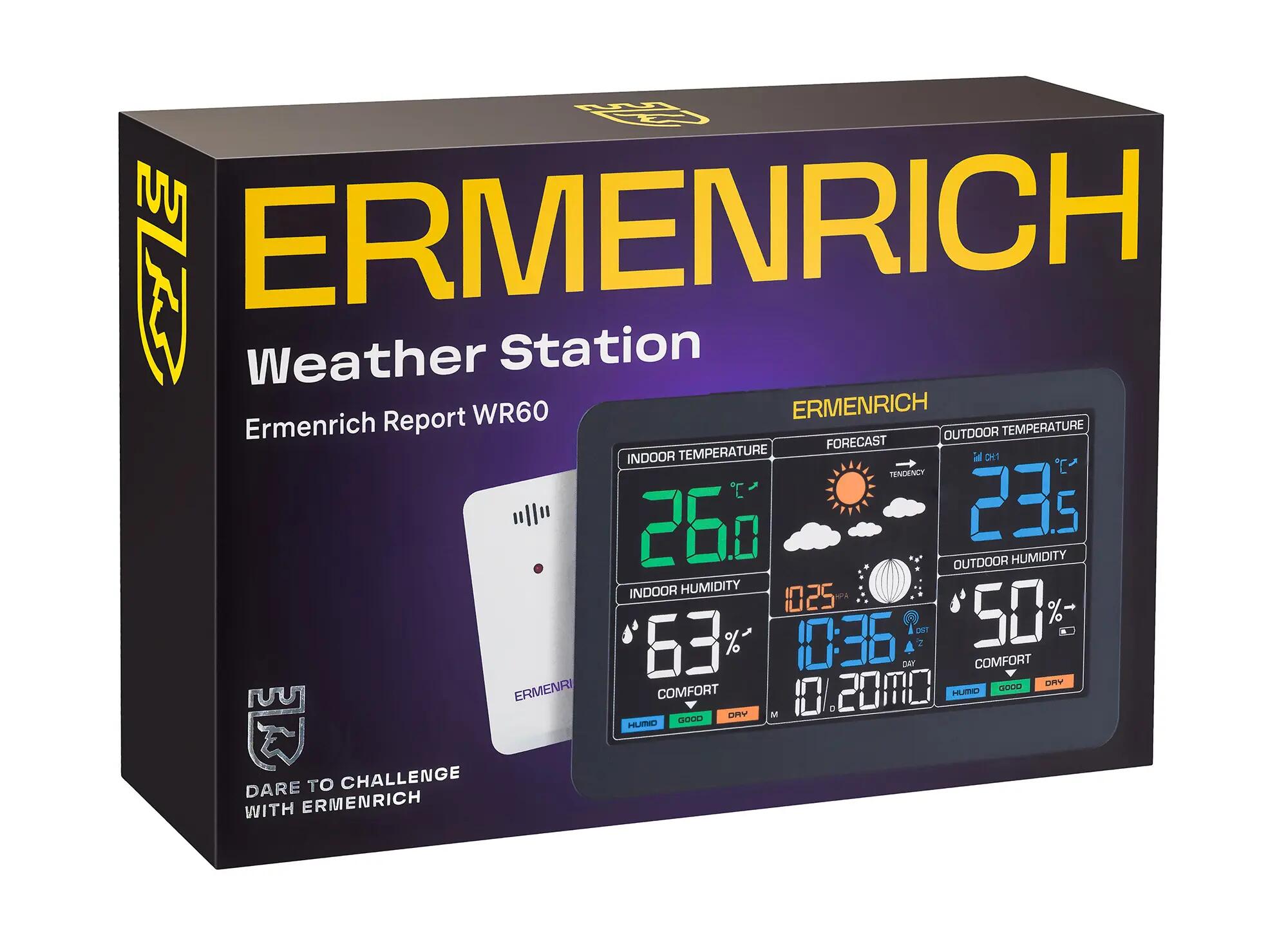 Estación meteorológica Ermenrich Report WR60 10/11