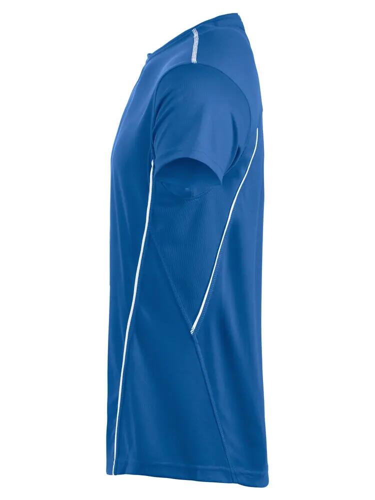 clique T-shirt Ice Sport-T en polyester, dos arrondi – royal blue 3/4