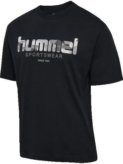 hummel T-shirt manches courtes hmlCLUB LOGO en coton bio – BLACK