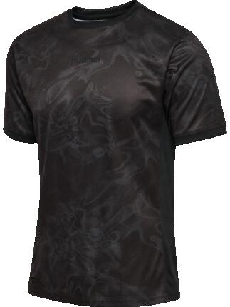 hummel T-shirt d’entraînement léger en polyester recyclé – BLACK/PINK