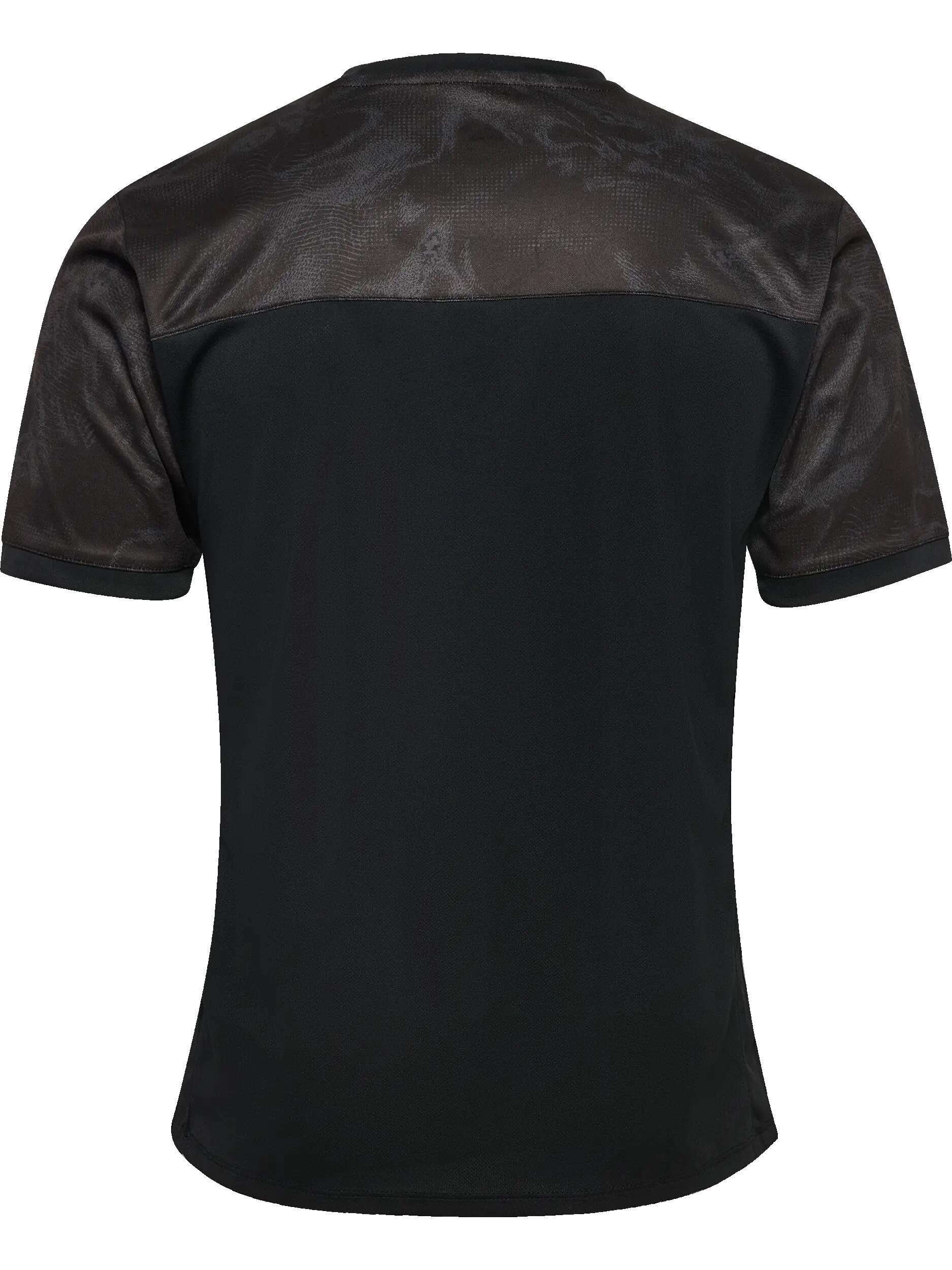 hummel T-shirt d'entraînement léger hmlBLAZE CLUB 26 – BLACK/ASPHALT 2/3