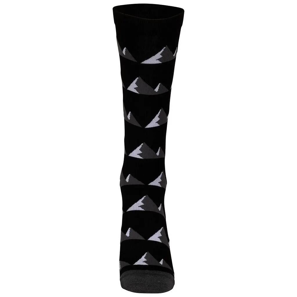 Chaussettes trek unisexe, rembourrées, maintien, SAXON, Noir 2/7