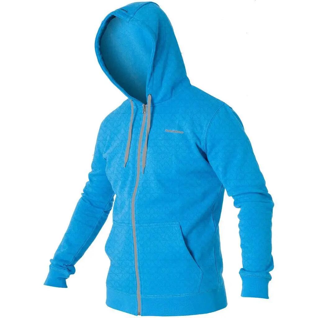 Felpa con zip uomo - sport - con cappuccio - resistente - blu Bali 1/5