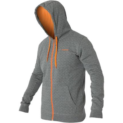Veste sweat zippée - Homme - Gris/Orange