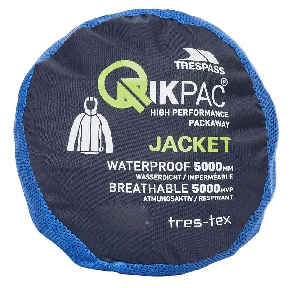 Chubasquero con capucha Trespass Qikpac X 6/7