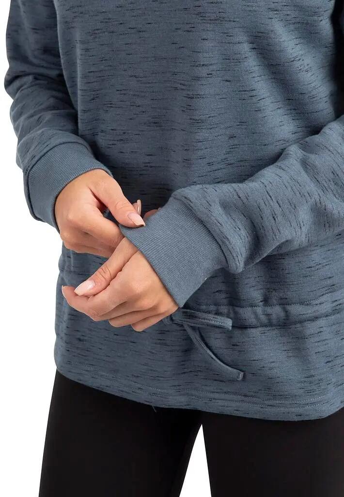 Sweatshirt donna casual - GRETTA - grigio/denim blue 6/7