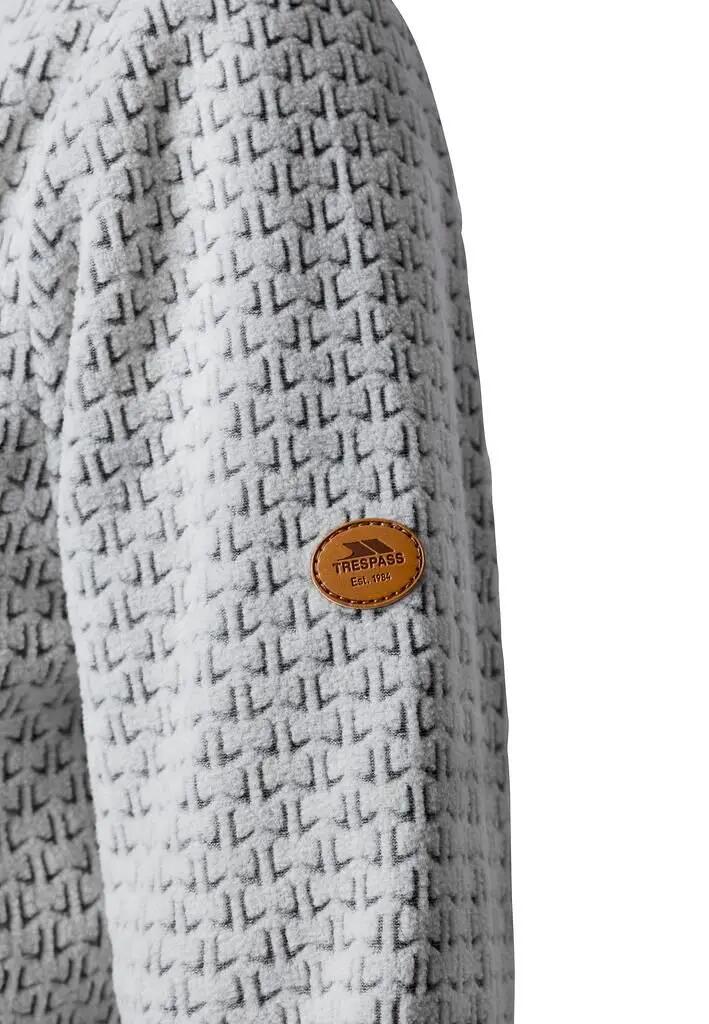 Felpa zip - Donna - pile spazzolato - METRAYA - grigio chiaro 6/7