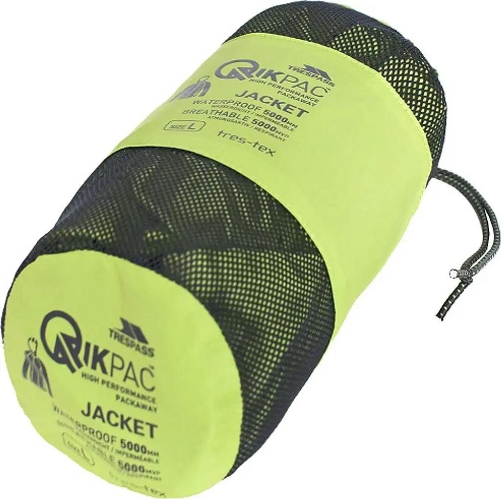 Giacca impermeabile uomo - 5.000 mm, compatta - QIKPAC - verde 2/5