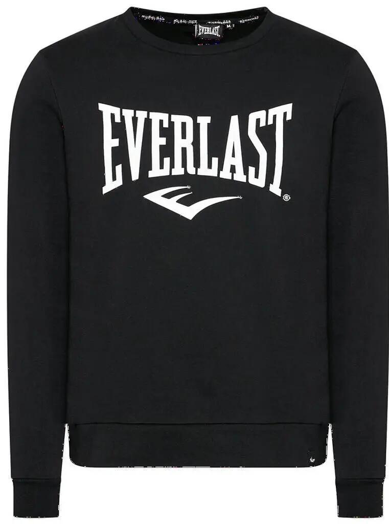 Men's - Sportswear - Pullover - Cotton-Blend, Logo Print - Everlast - Black 4/4