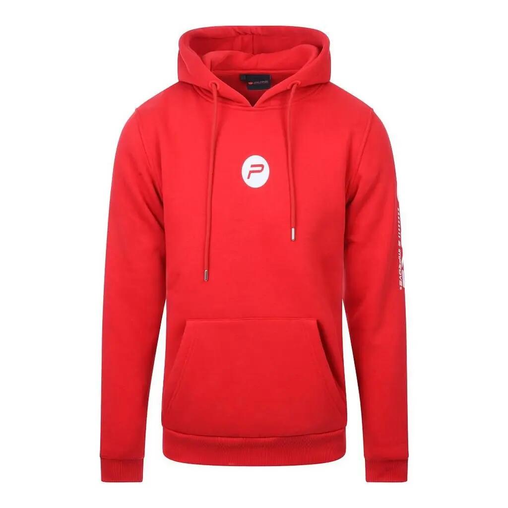 Sweat à capuche - Fitness - Uomo - Vestibilità perfetta - Rosso. 1/7