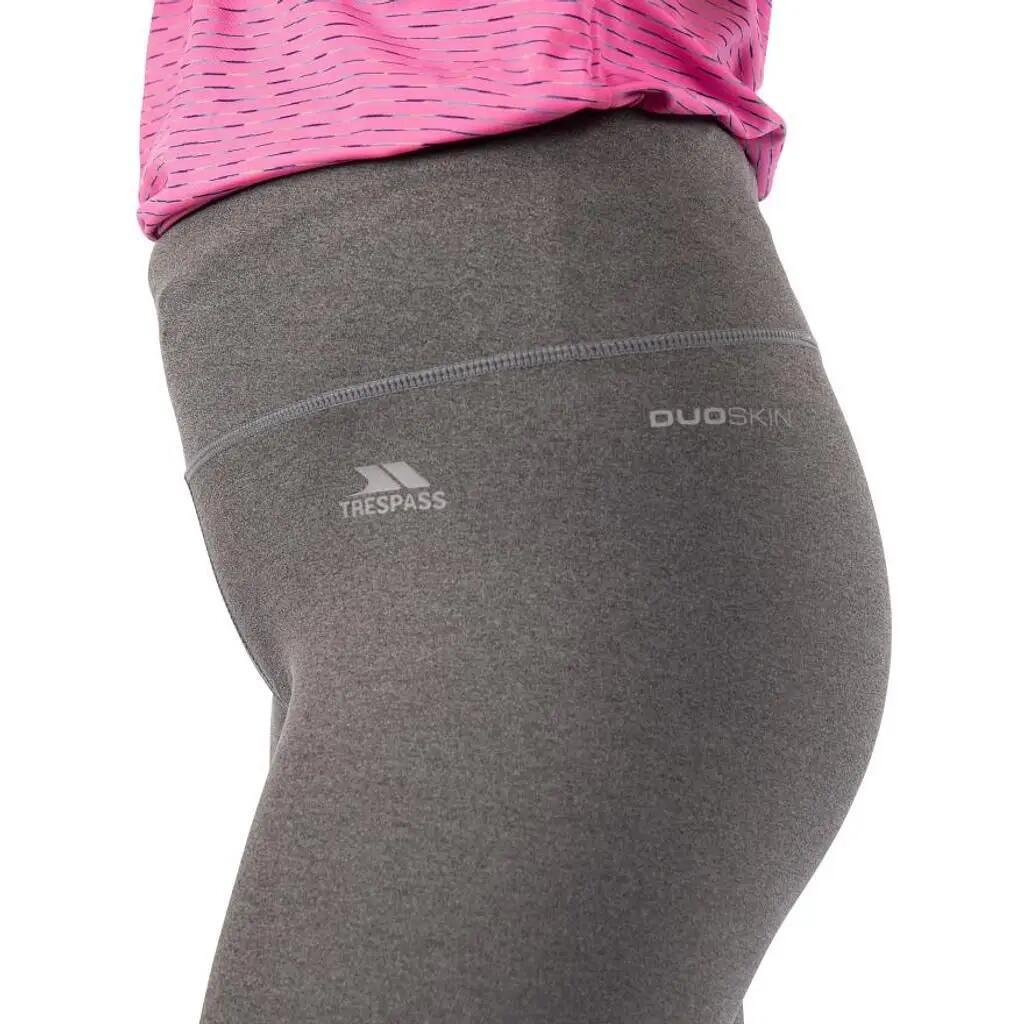 Leggings - Running e Yoga - Donna - Vita alta - grigio scuro 5/7