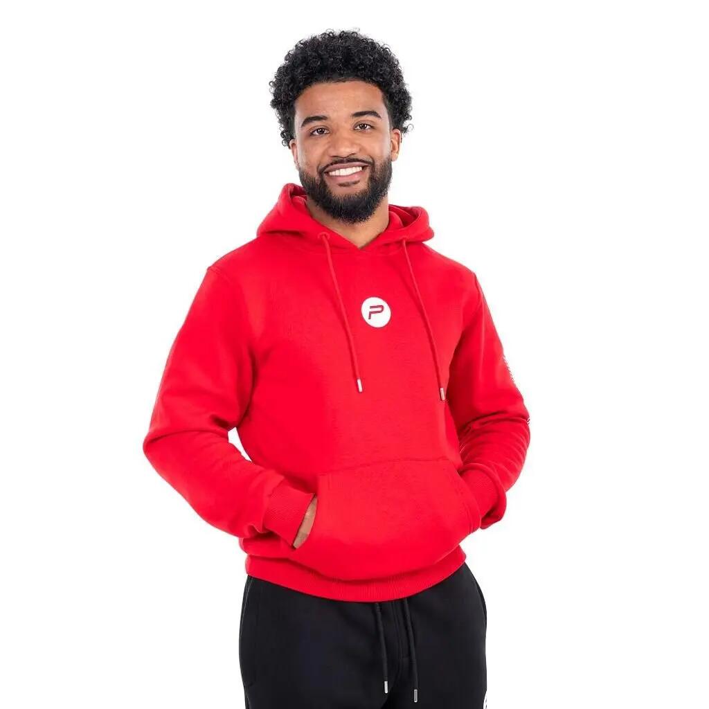 Sweat à capuche - Fitness - Uomo - Vestibilità perfetta - Rosso. 2/7